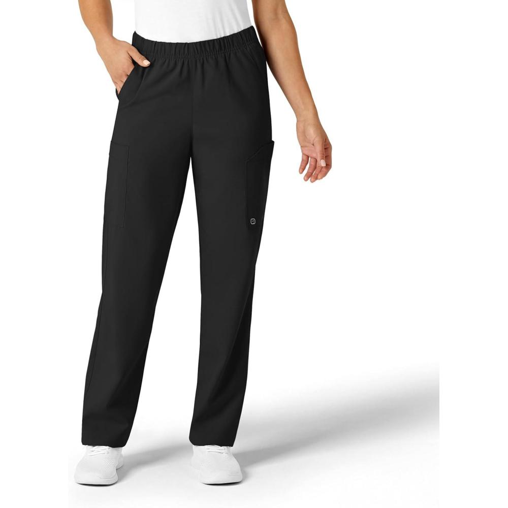 WonderWink Unisex-Adult Multi-Cargo Pant(Black)