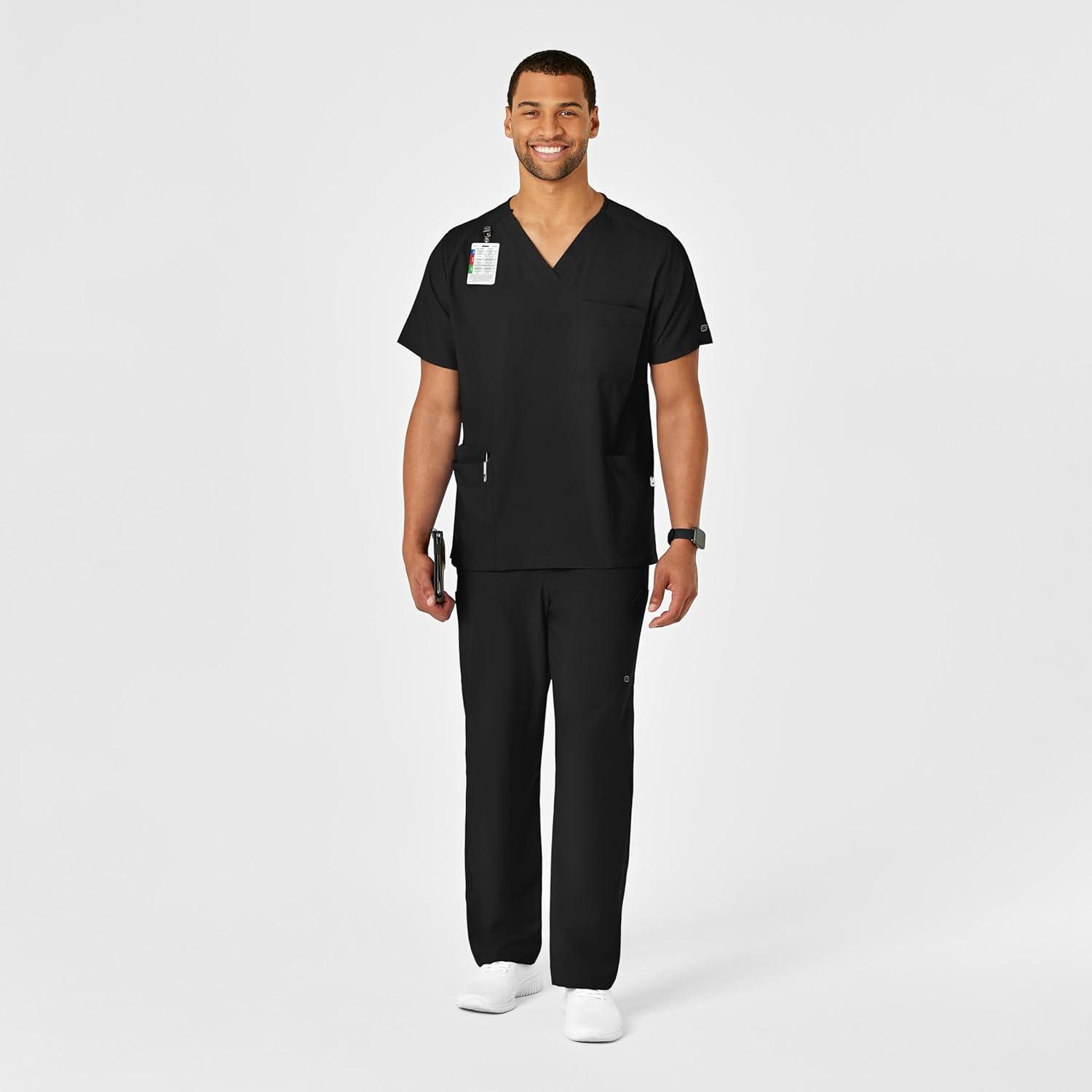 WonderWink Unisex-Adult Multi-Cargo Pant(Black)