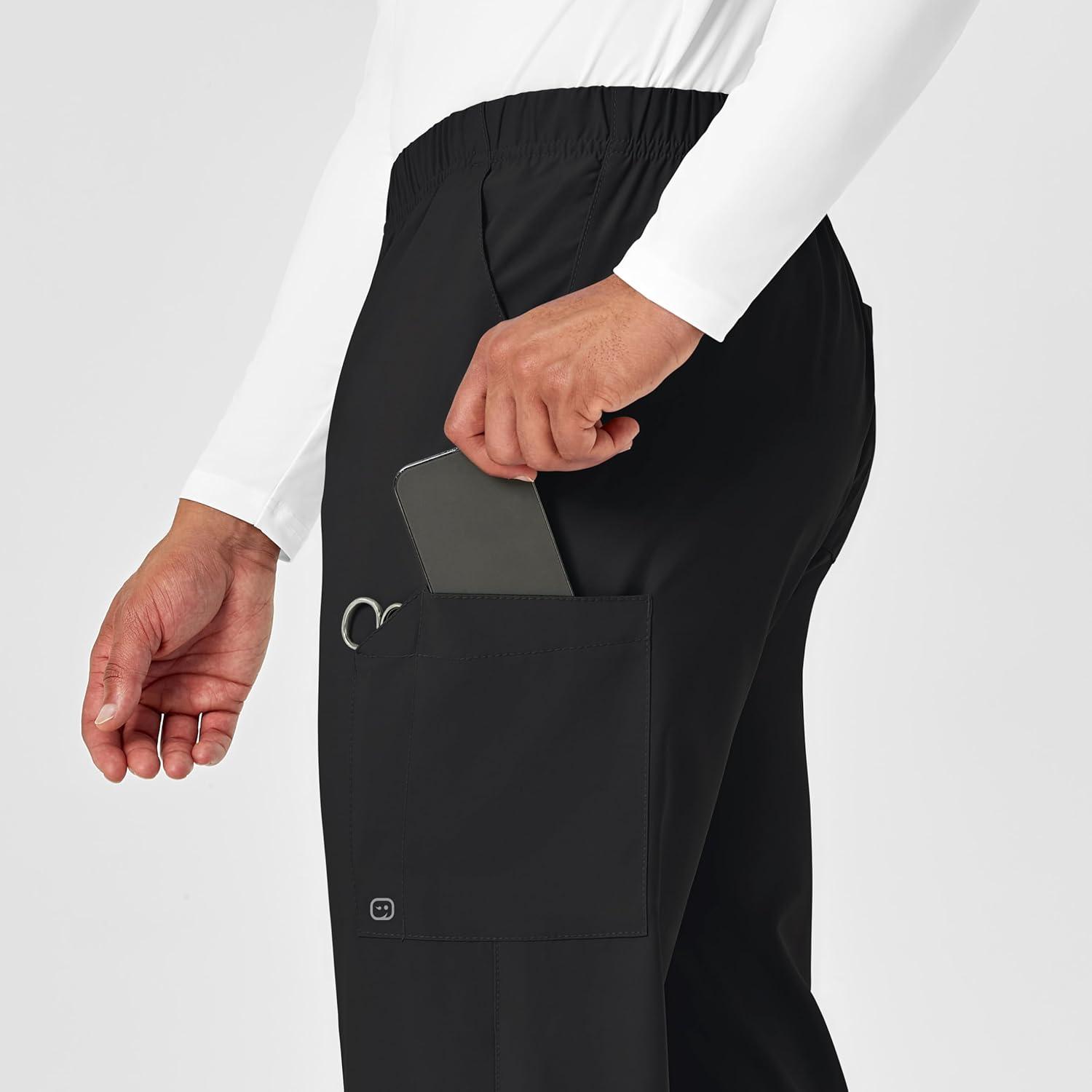 WonderWink Unisex-Adult Multi-Cargo Pant(Black)