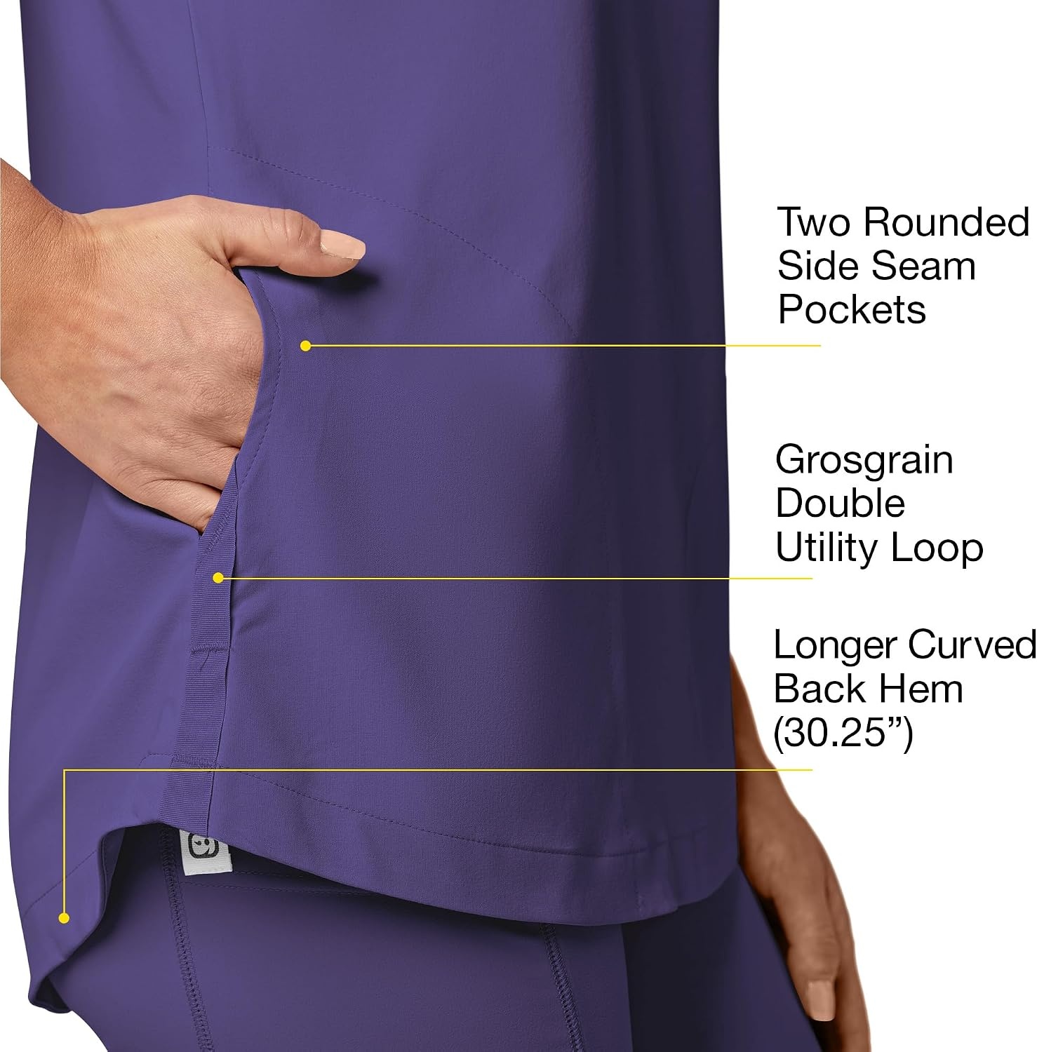 WonderWink Women’s Scrub Top(Grape)
