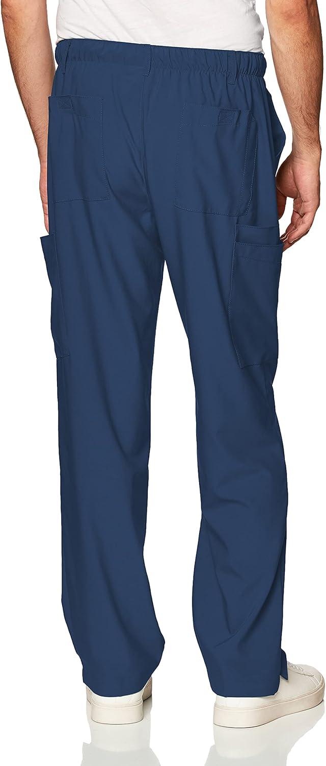 WonderWink Mens Men’s Flat Front Cargo Pant(Navy)