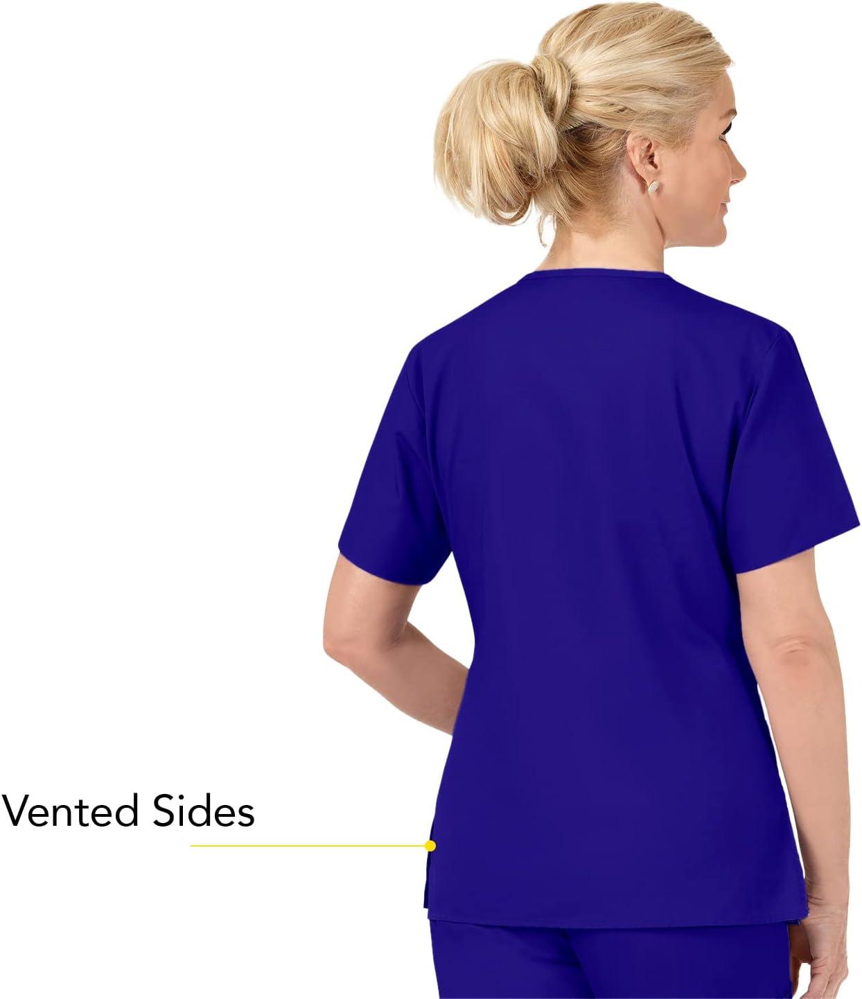 WonderWink Women’s Origins Bravo Scrub Top(Grape)