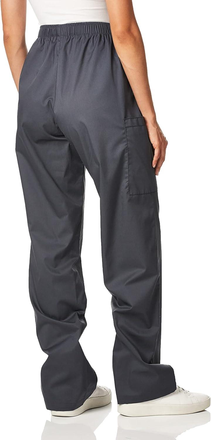 WonderWink Women’s Tall Wonderwork Women’s Pull-On Cargo Scrub Pant Tall(Pewter)