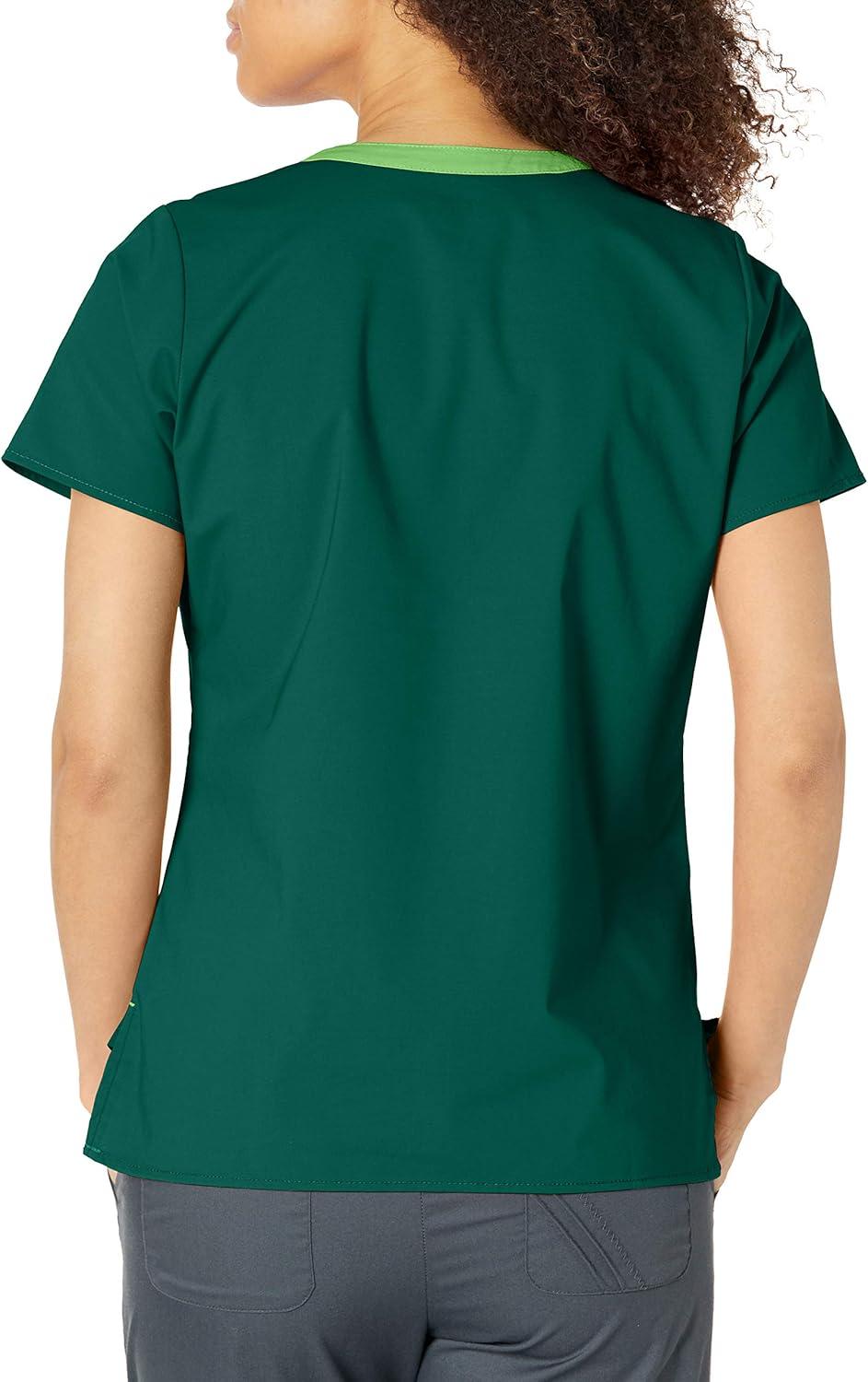 WonderWink Womens Wonderflex Patience Women’s Scrub Top(Hunter)