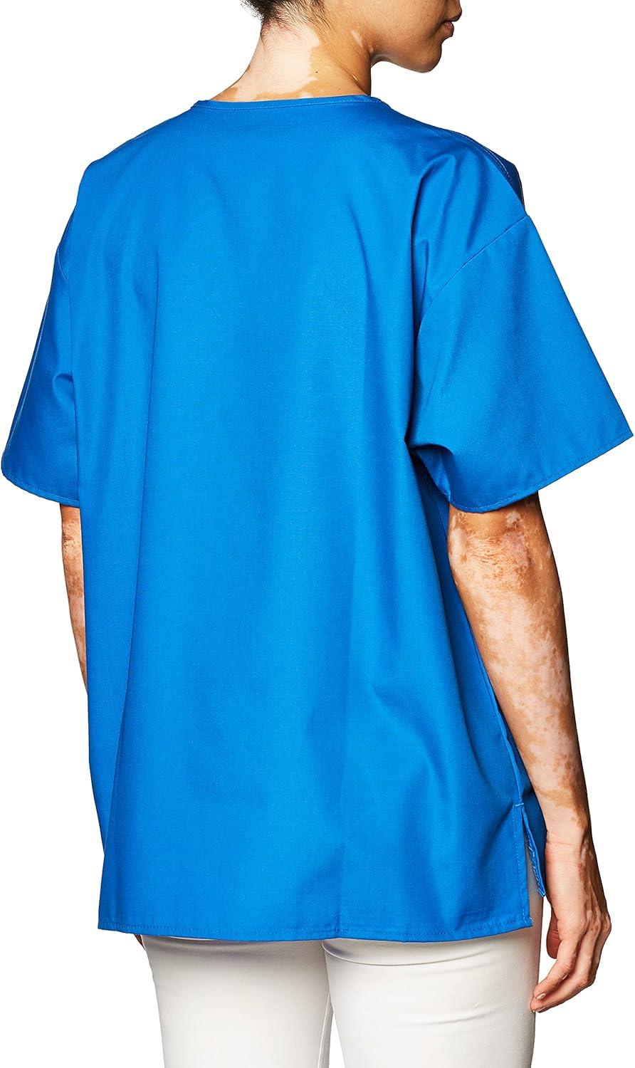 WonderWink Men’s Big The Alpha Unisex V-Neck Scrub Top(Royal)