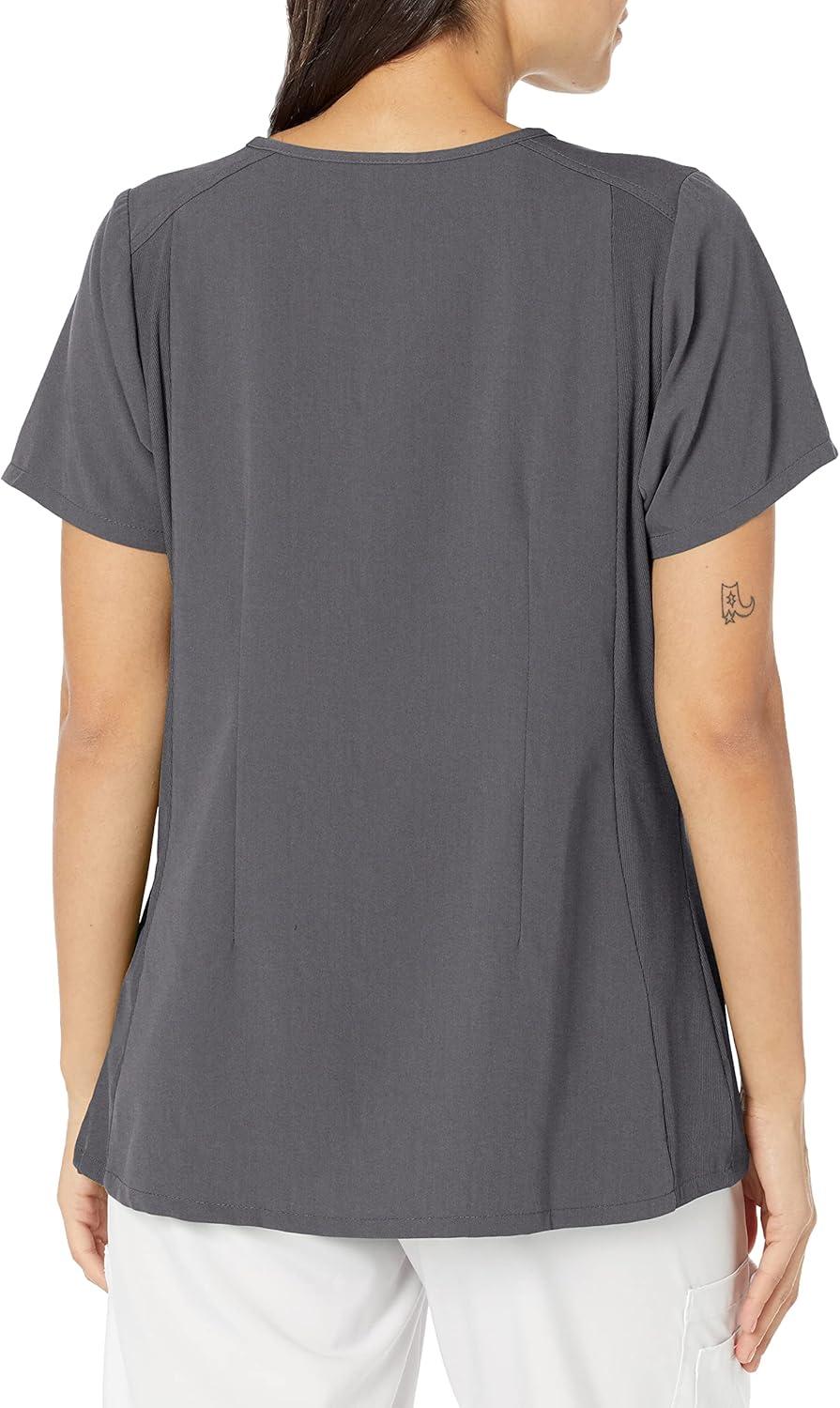 WonderWink Men’s Uni Moss Grn Simply Soft 3pkt Scrub Shrt(Pewter)