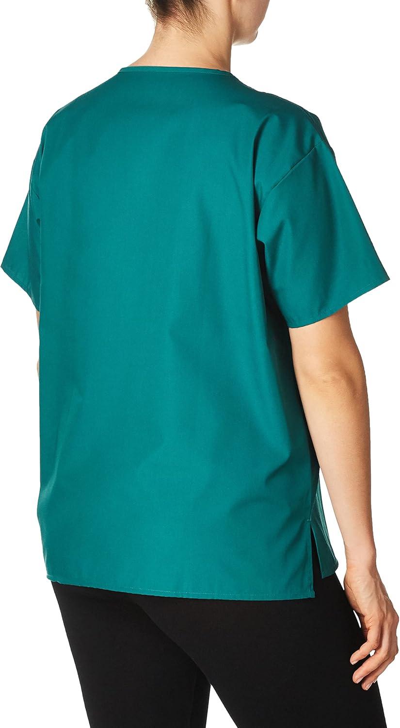 WonderWink Men’s Big The Alpha Unisex V-Neck Scrub Top(Hunter)