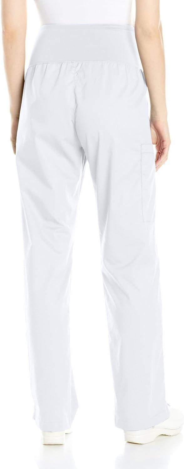 Wink WonderWORK Scrubs for Maternity Cargo Scrub Pants(White)