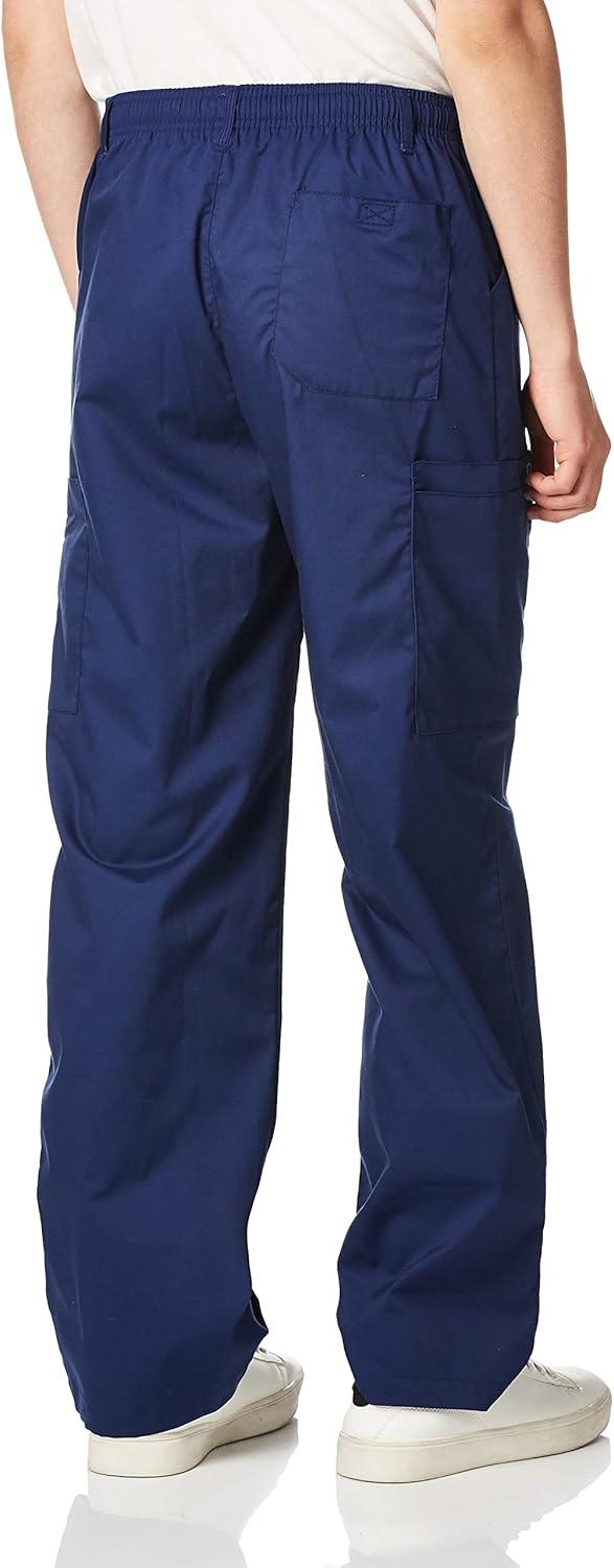 Wink WonderWORK Scrubs for Men, Cargo Scrub Pants(Navy)