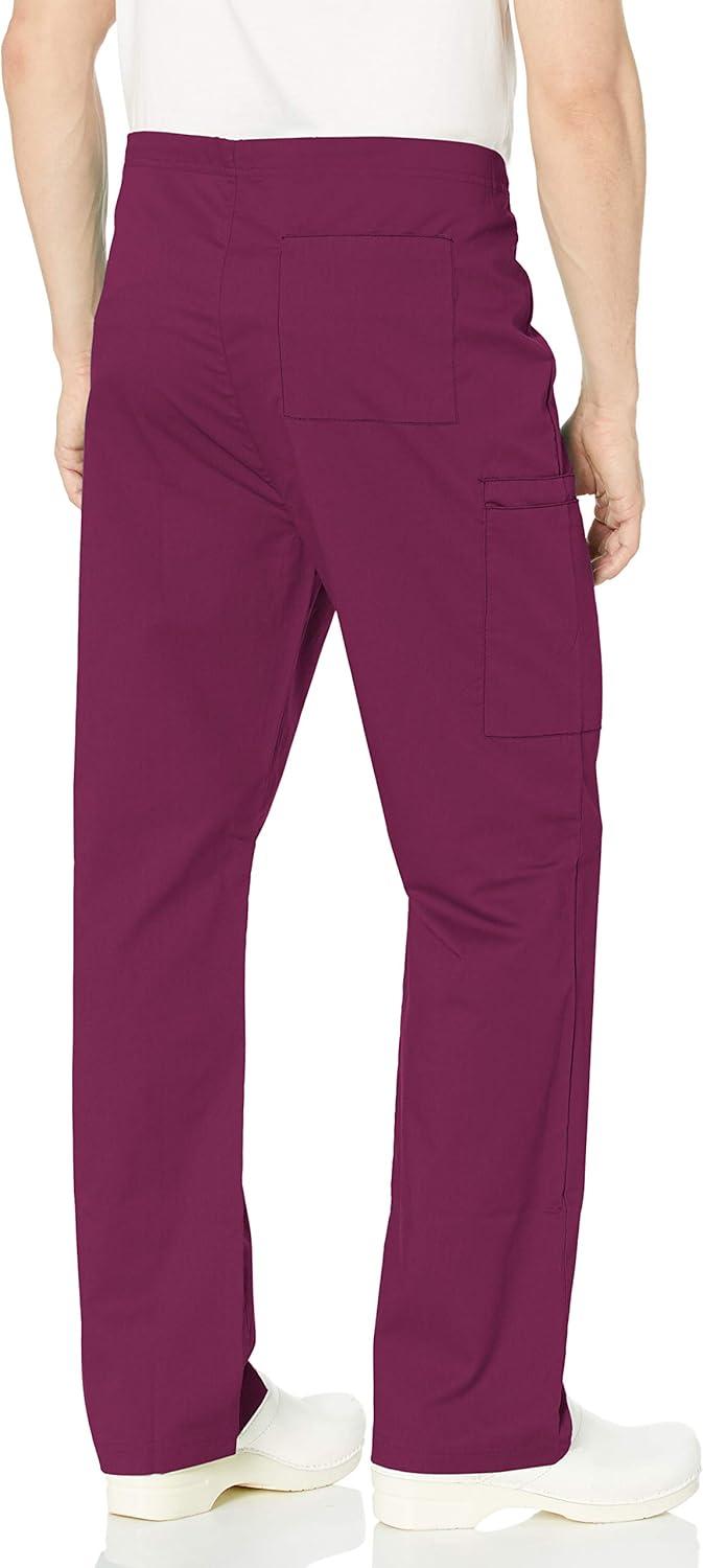 WonderWink Unisex-Adult Drawstring Cargo Pant(Wine)