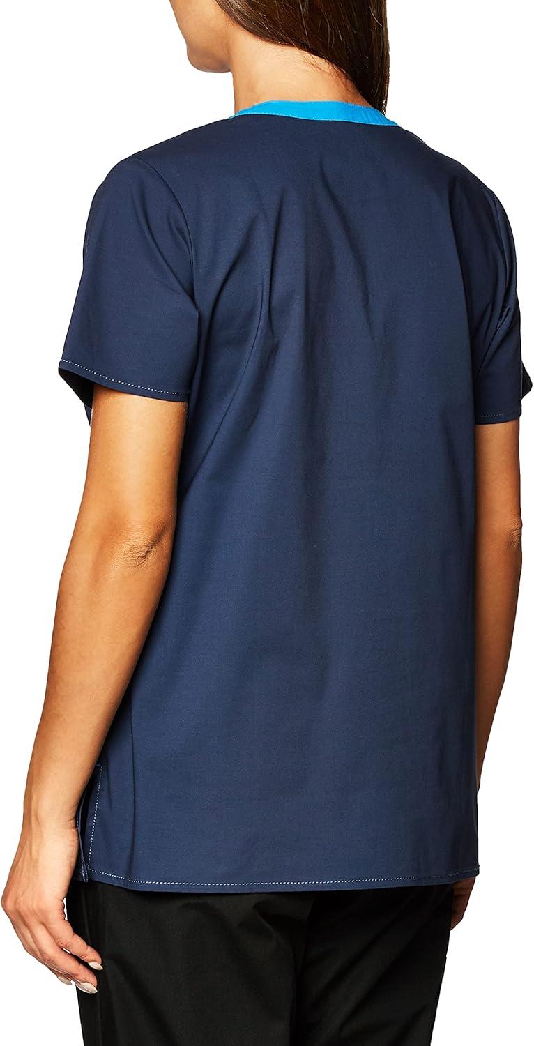 WonderWink Womens Wonderflex Patience Women’s Scrub Top(Navy)