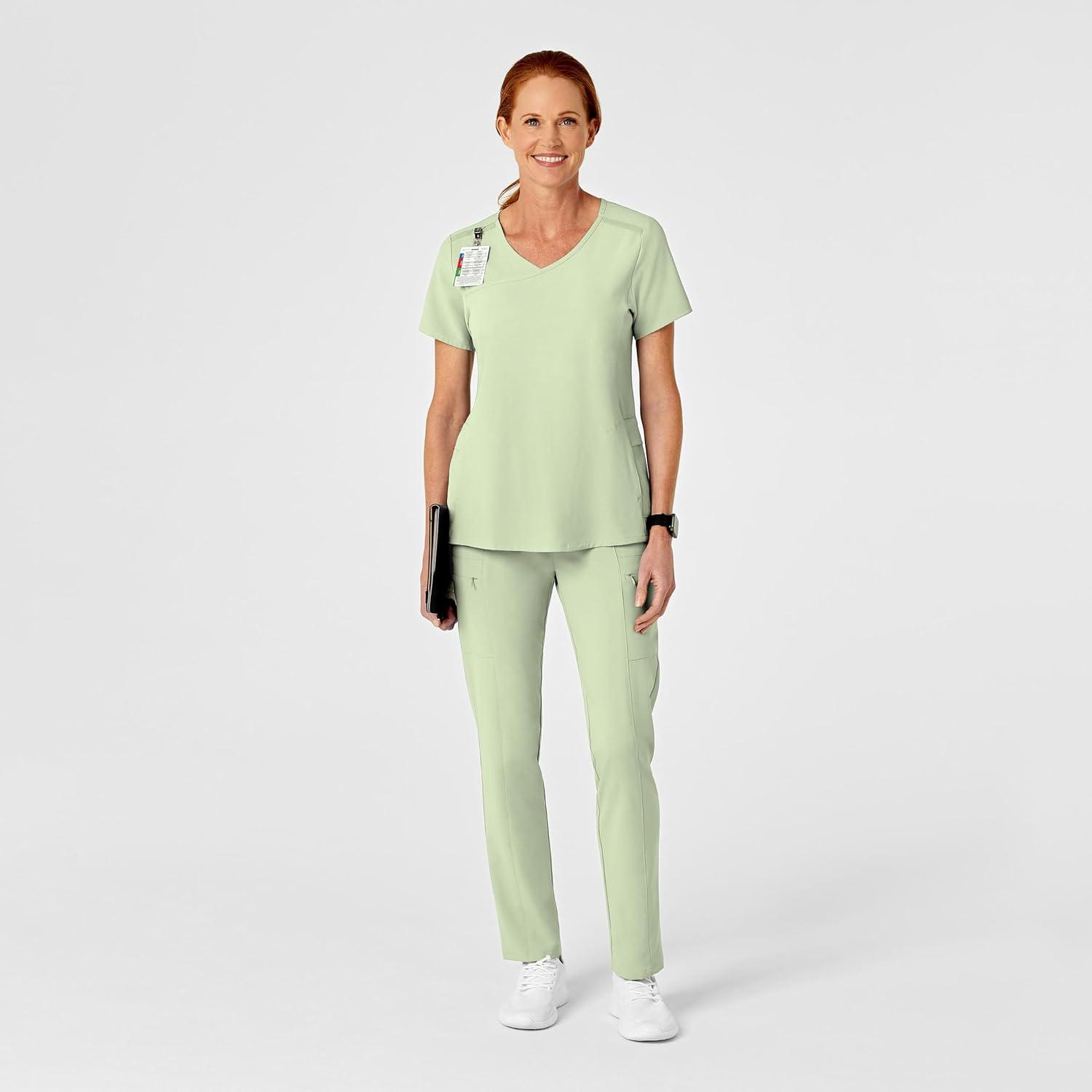 Renew Women’s High Waist Slim Leg Scrub Pant(Fresh Mint)