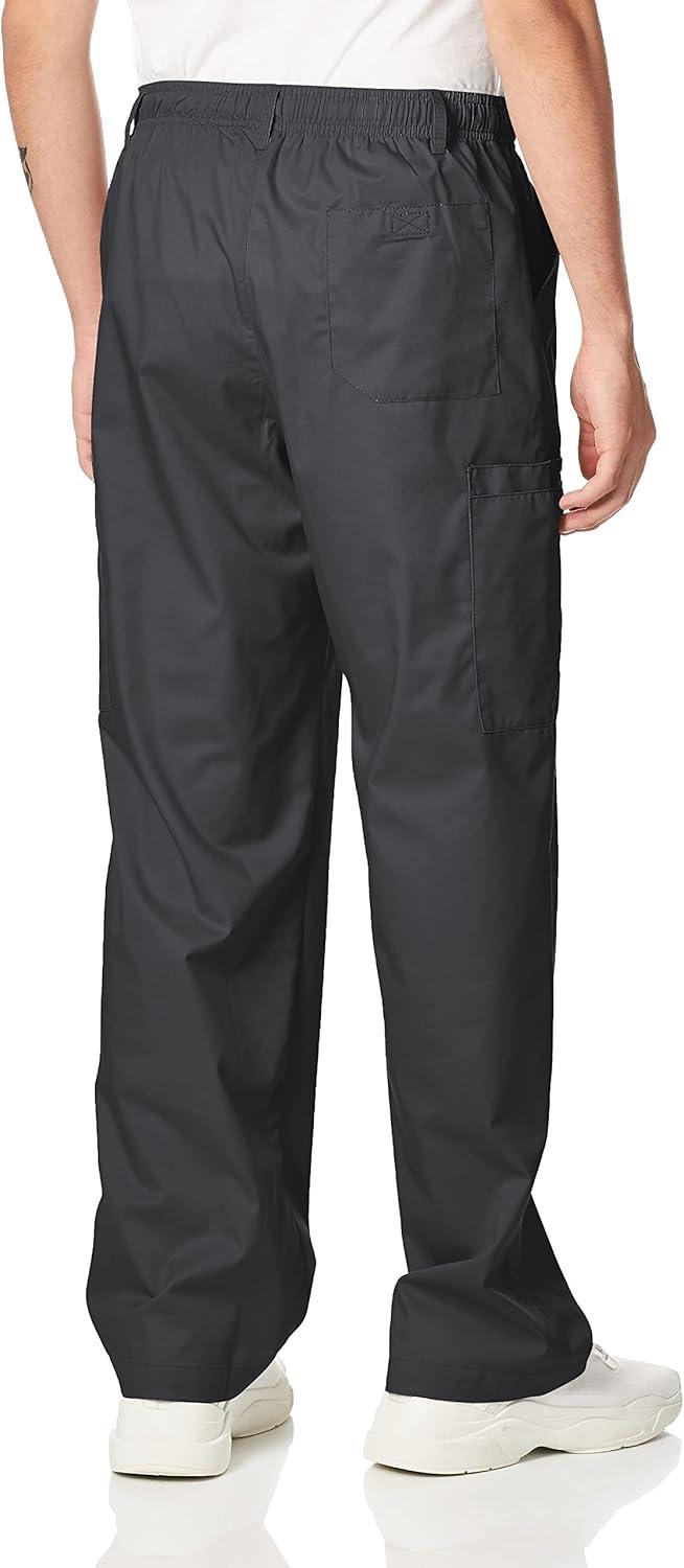 Wink WonderWORK Scrubs for Men, Cargo Scrub Pants(Pewter)