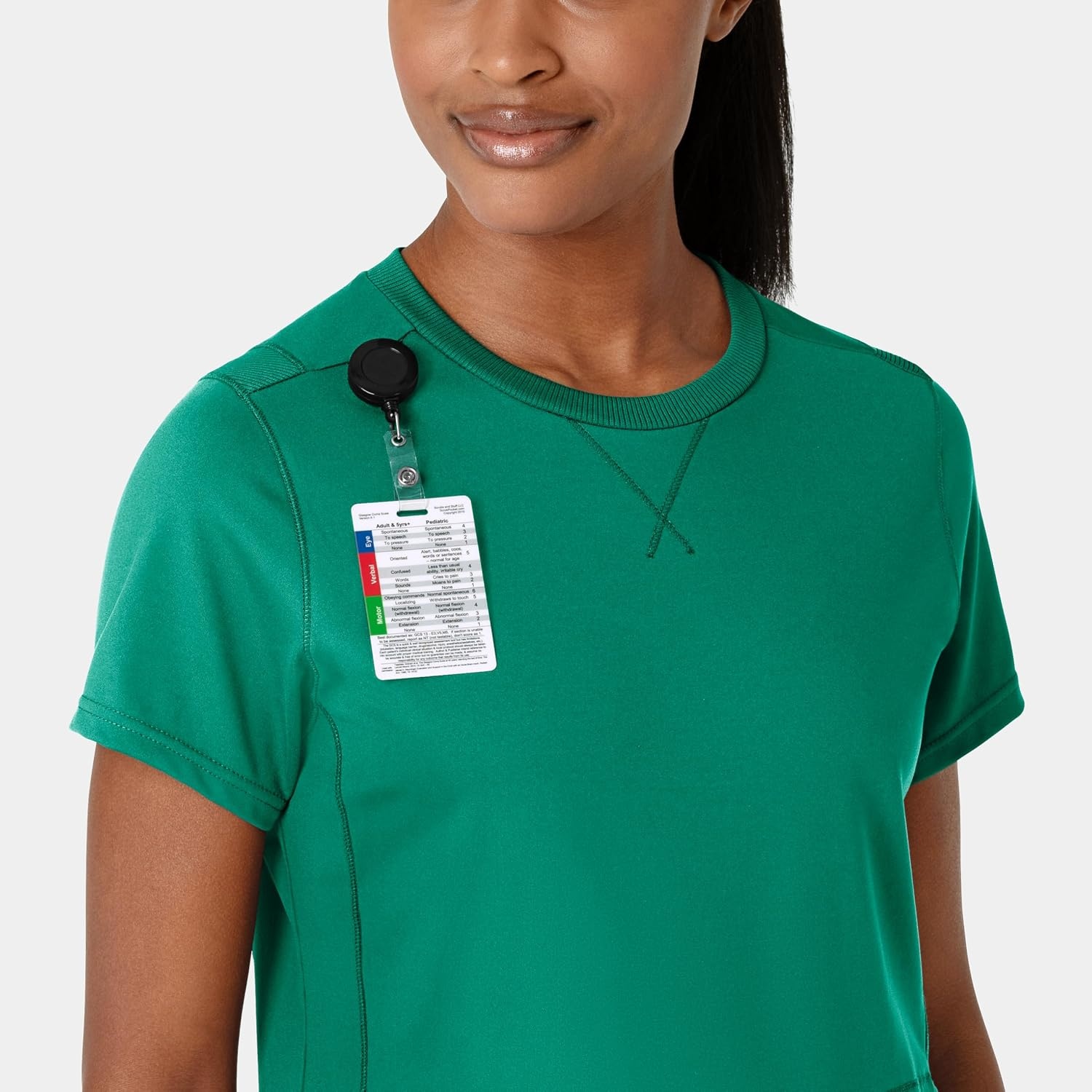 Wink PRO Women’s 4 Pocket V-Neck Scrub Top(Bahama Breeze)