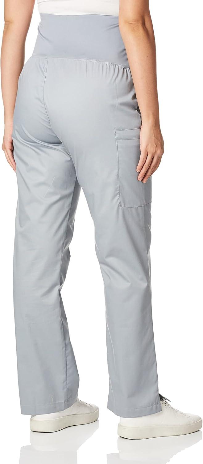 Wink WonderWORK Scrubs for Maternity Cargo Scrub Pants(Grey)