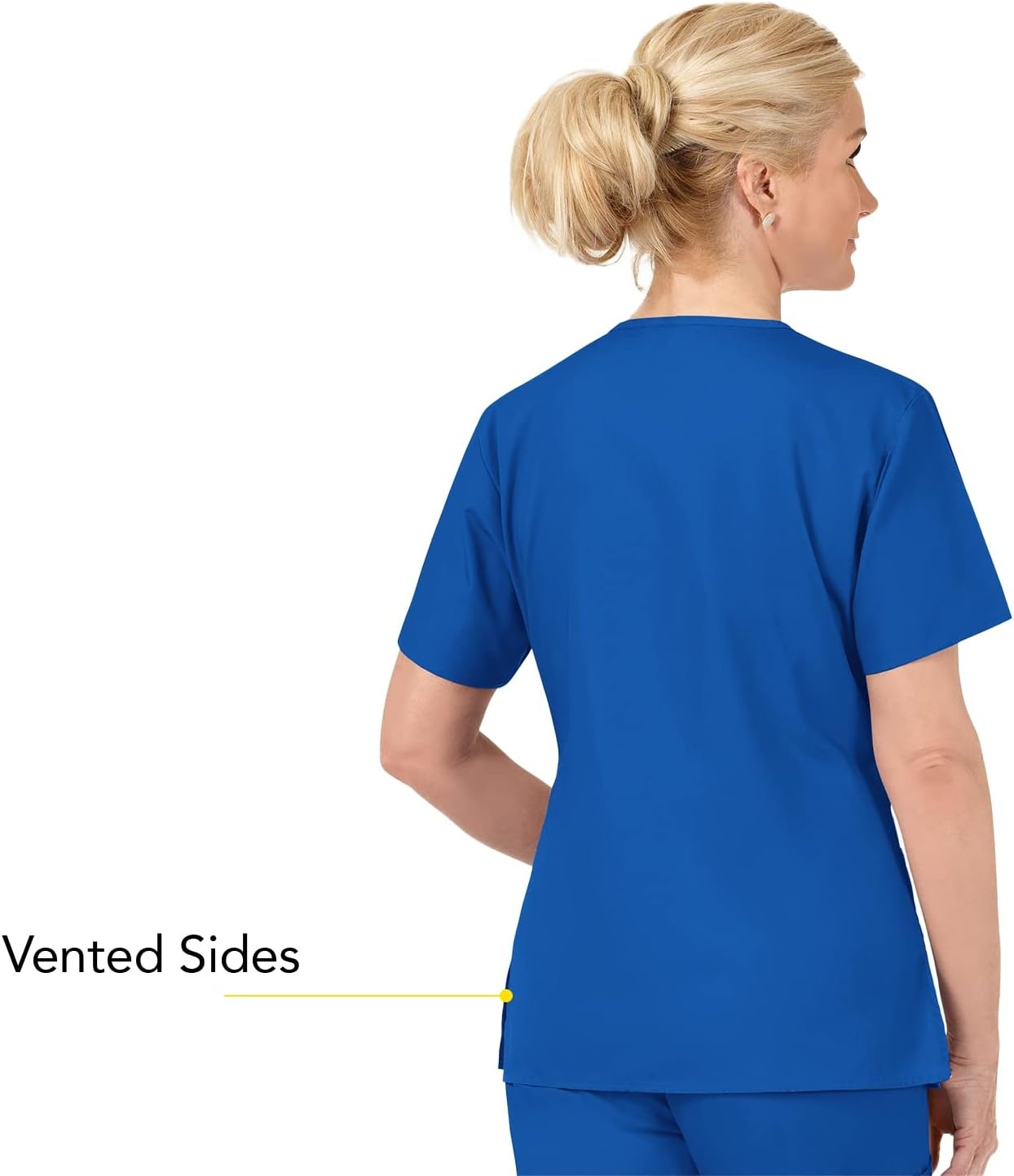 WonderWink Women’s Origins Bravo V-Neck Top(Royal)
