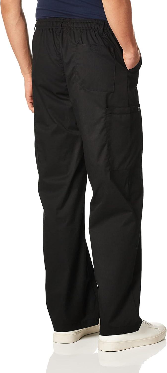 Wink WonderWORK Scrubs for Men, Cargo Scrub Pants(Black)