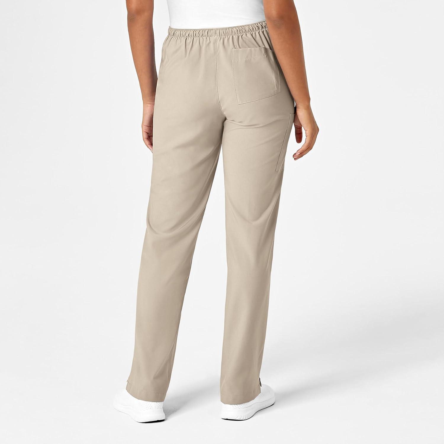 WonderWink Petite Women’s Drawstring Pant(Khaki)