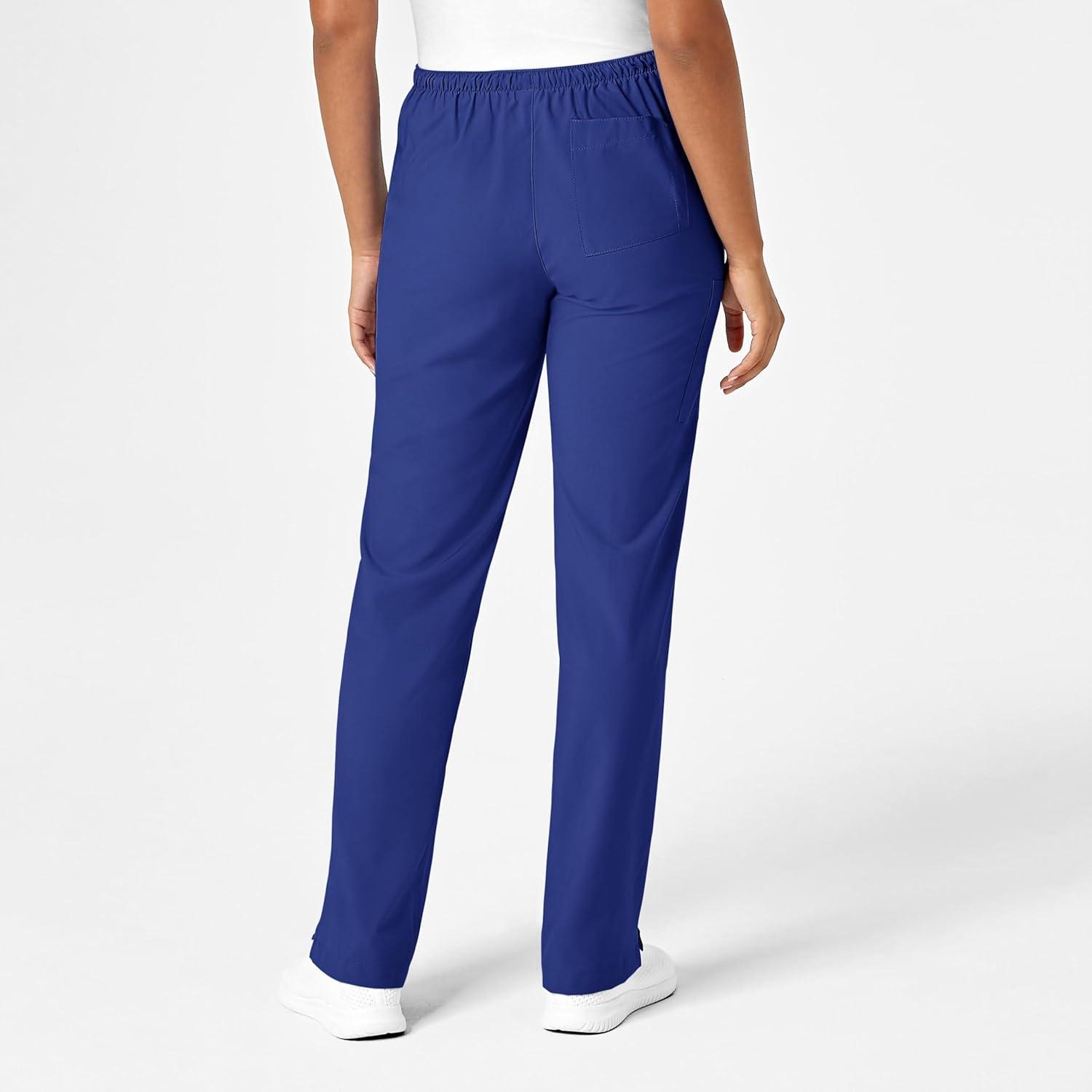 WonderWink Petite Women’s Drawstring Pant(Galaxy Blue)