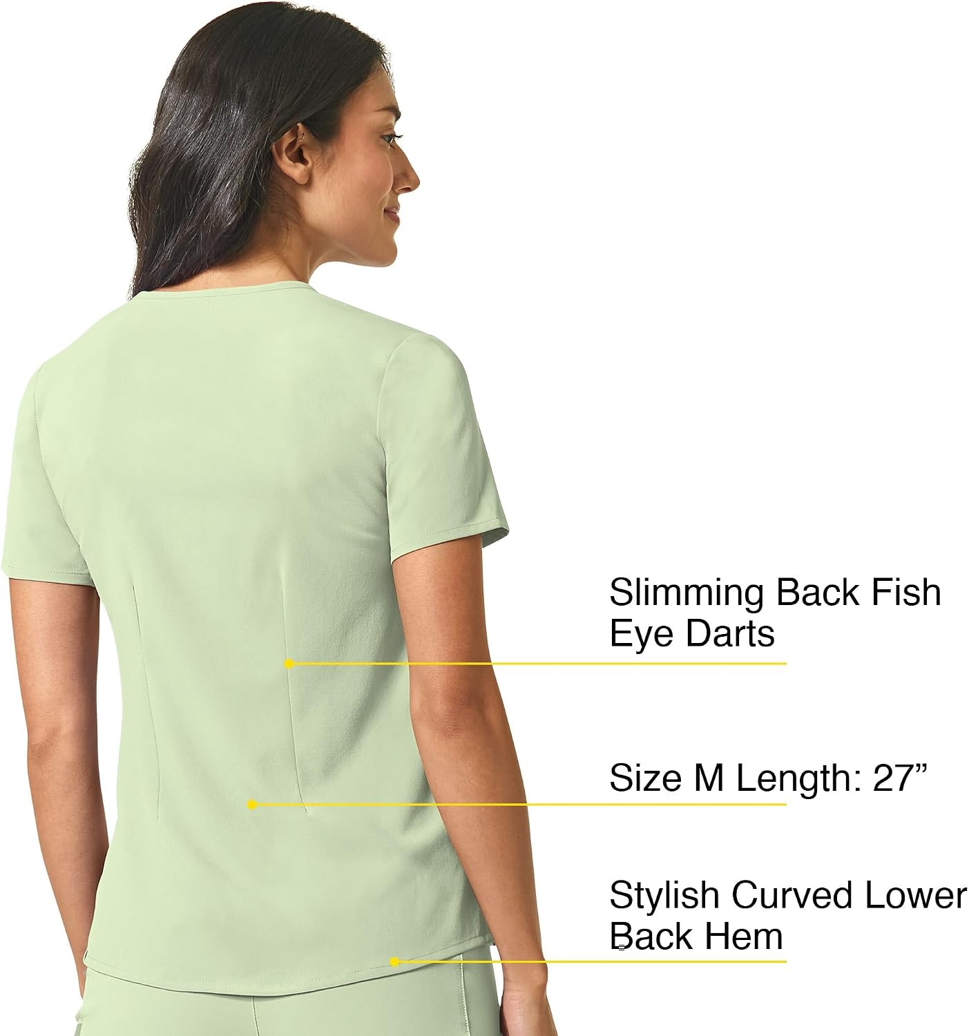 WonderWink Women’s Scrub Top(Fresh Mint)