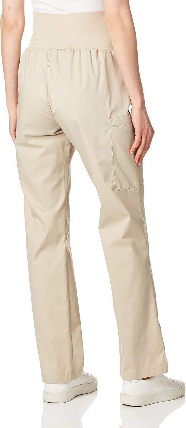 Wink WonderWORK Scrubs for Maternity Cargo Scrub Pants(Khaki)
