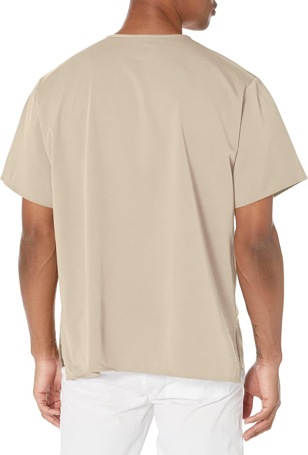 Wink Men’s Men’s V-Neck Scrub Top(Khaki)