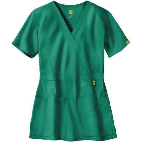WonderWink Women’s Origins Golf Scrub Top(Hunter)
