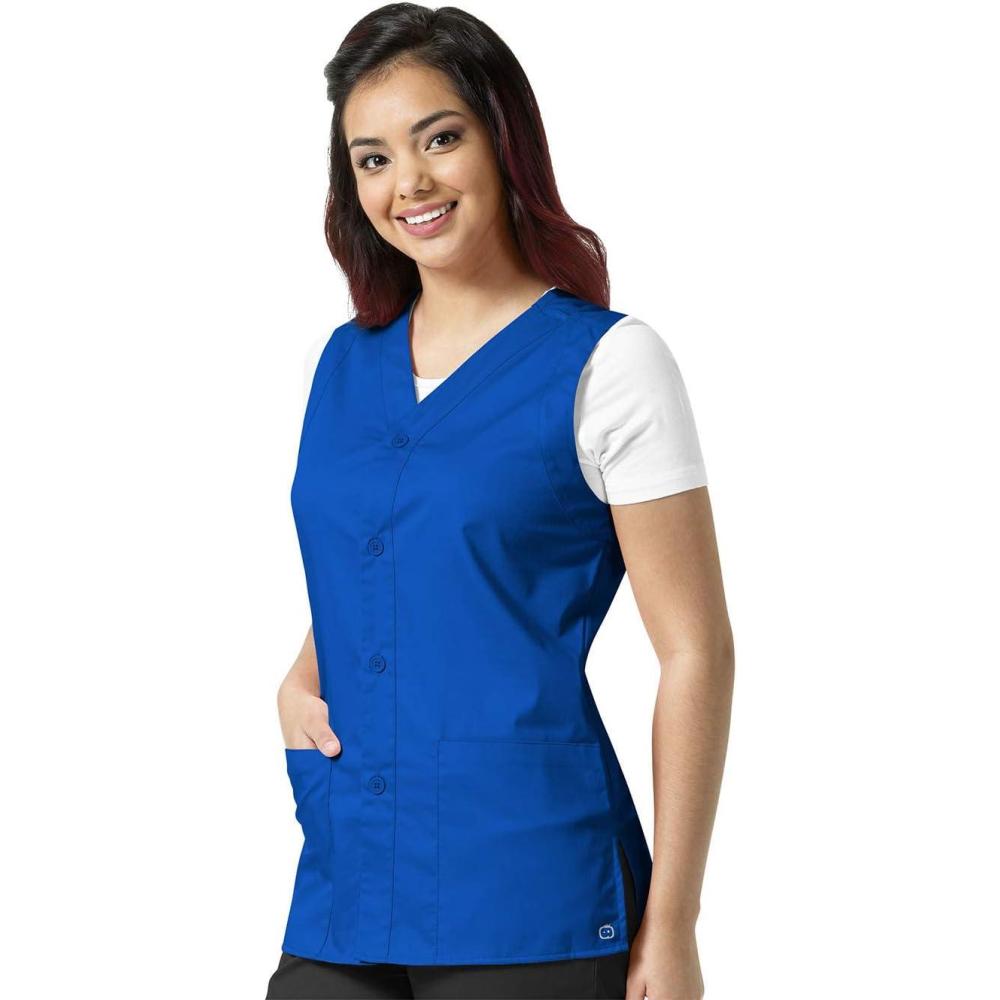 WonderWink womens Vest(Royal)