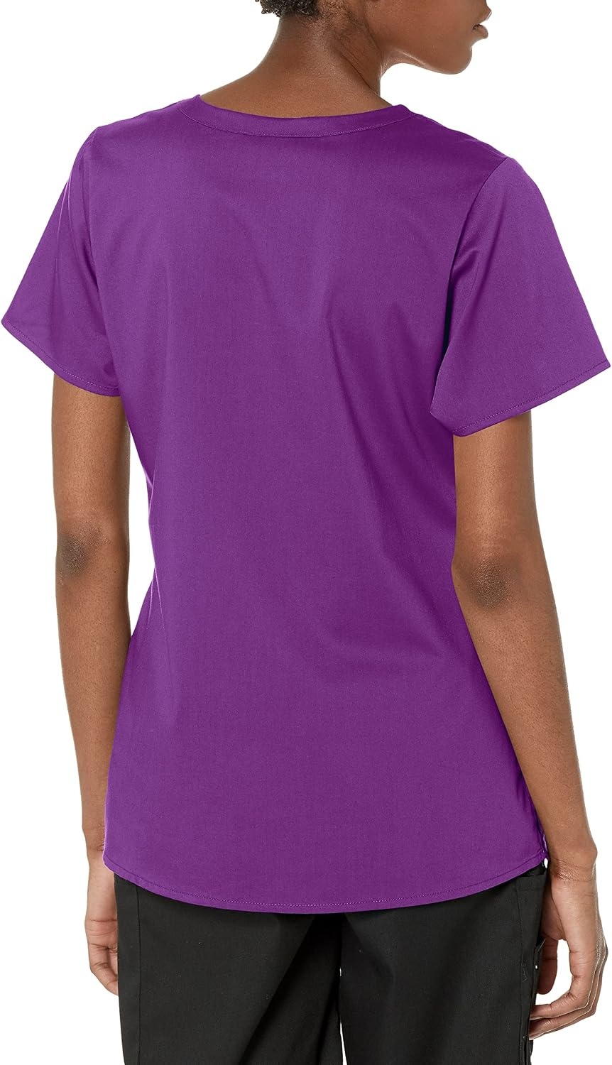 Wink PRO Women’s 4 Pocket Wrap Scrub Top(Eggplant)
