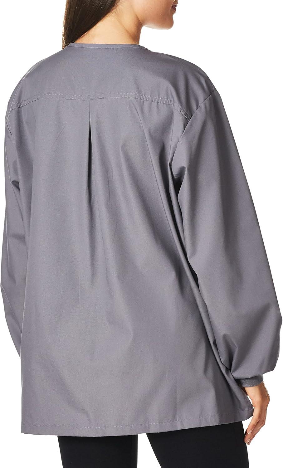 WonderWink Women’s Origins Delta Scrub Jacket(Pewter)