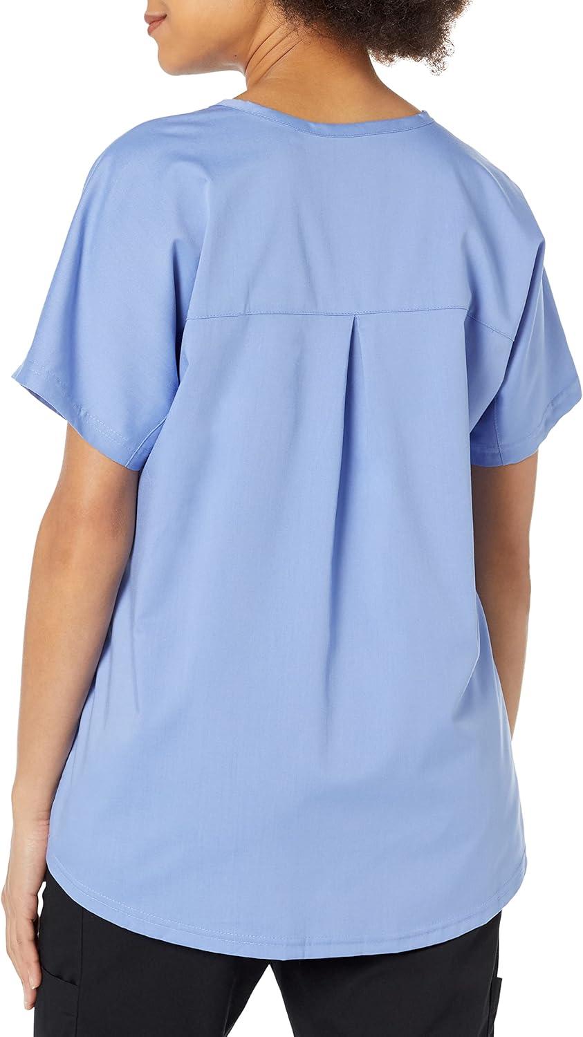 WonderWink Womens Women’s Dolman Scrub Top(Ceil Blue)