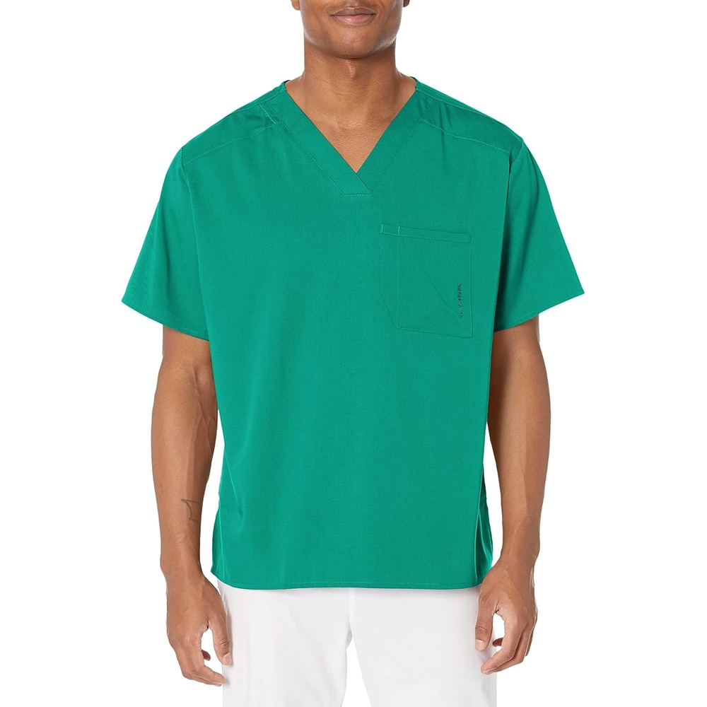 Wink Men’s Men’s V-Neck Scrub Top(Hunter)