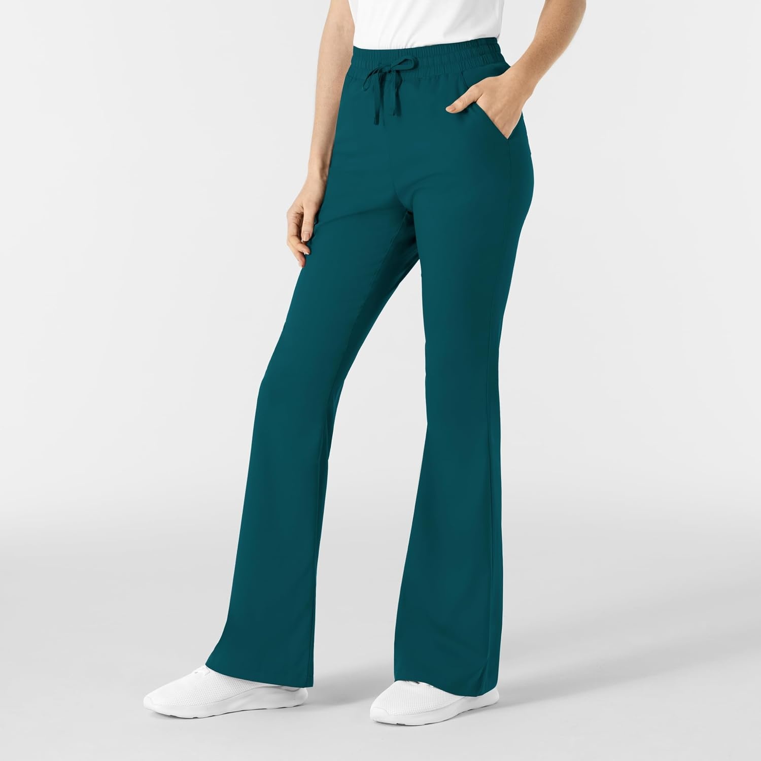 Wink Boundless Women’s Flare Leg Scrub Pant(Caribbean)