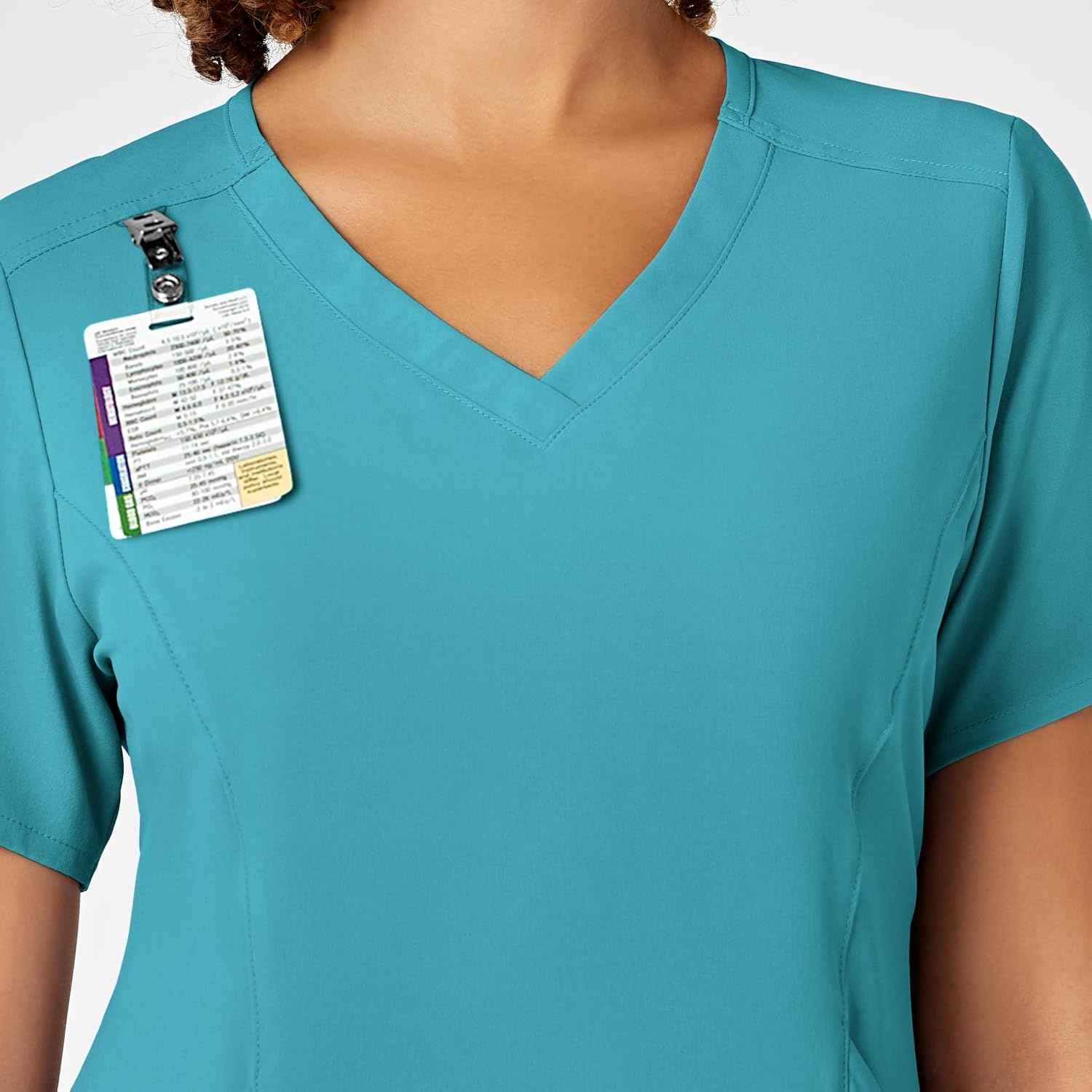WonderWink Women’s Scrub Top(Teal Blue)