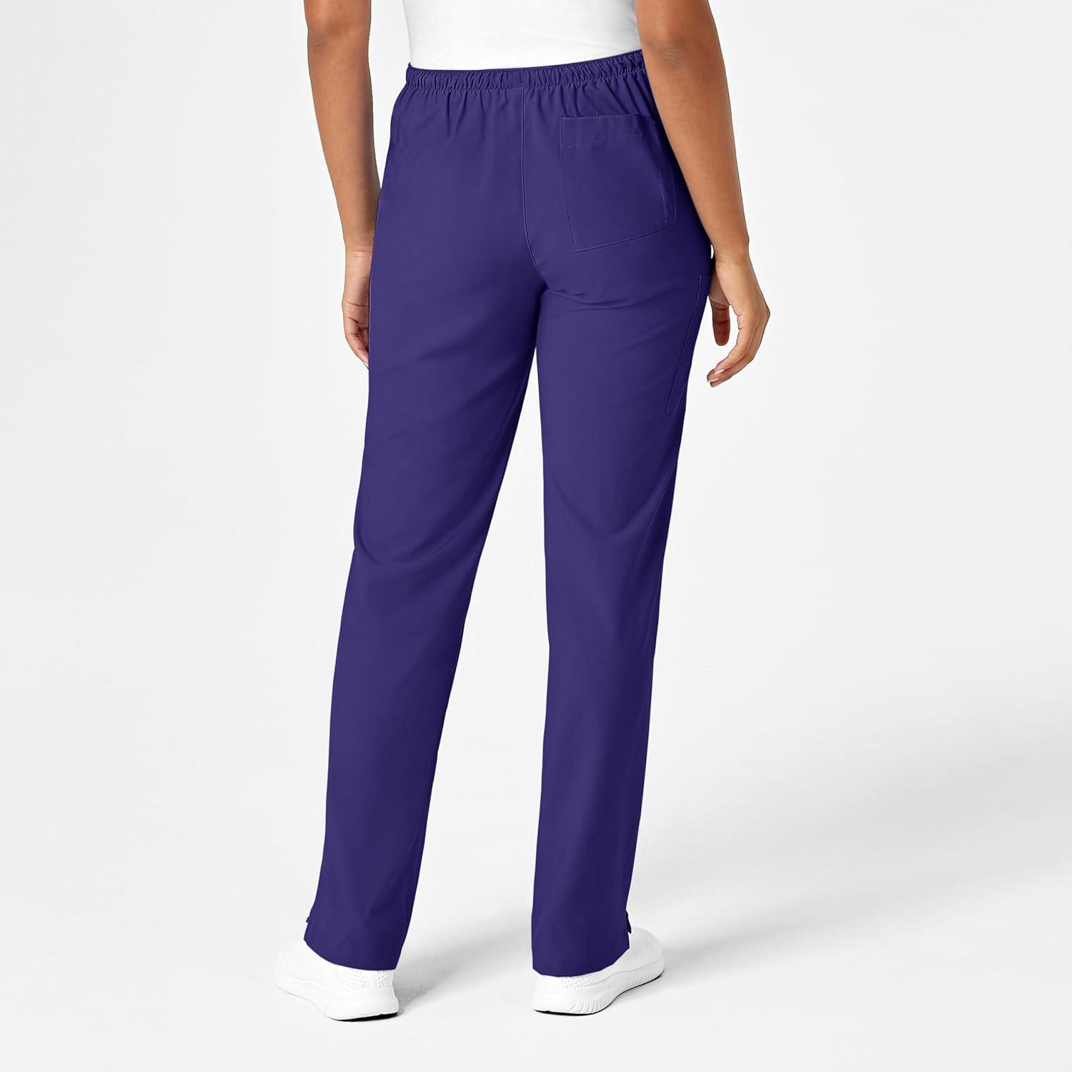 WonderWink Petite Women’s Drawstring Pant(Grape)