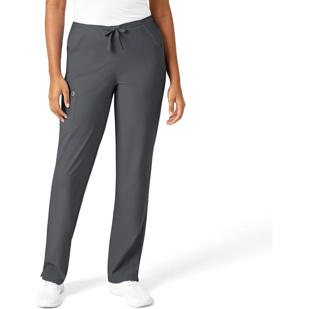 WonderWink Petite Women’s Drawstring Pant(Pewter)