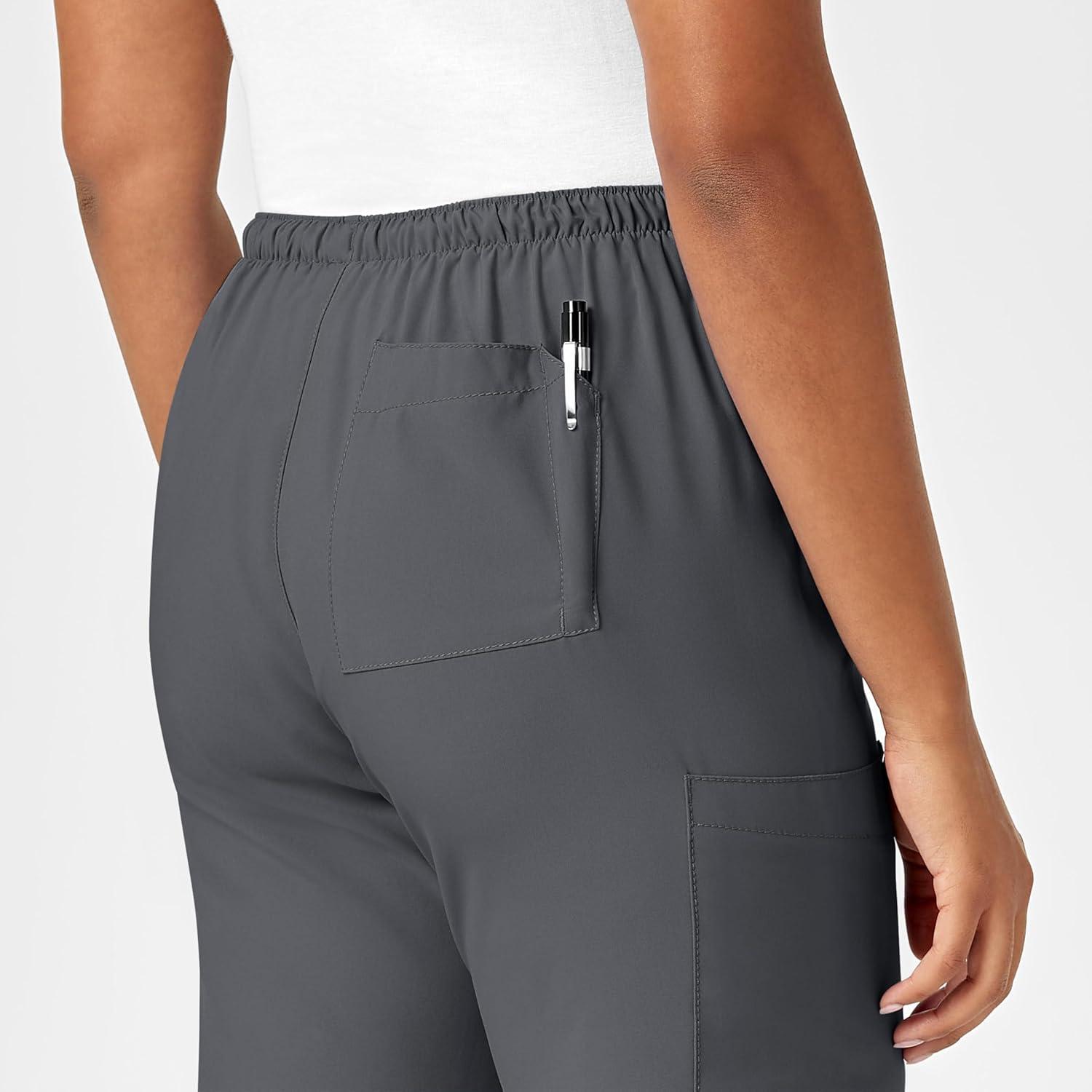 WonderWink Petite Women’s Drawstring Pant(Pewter)