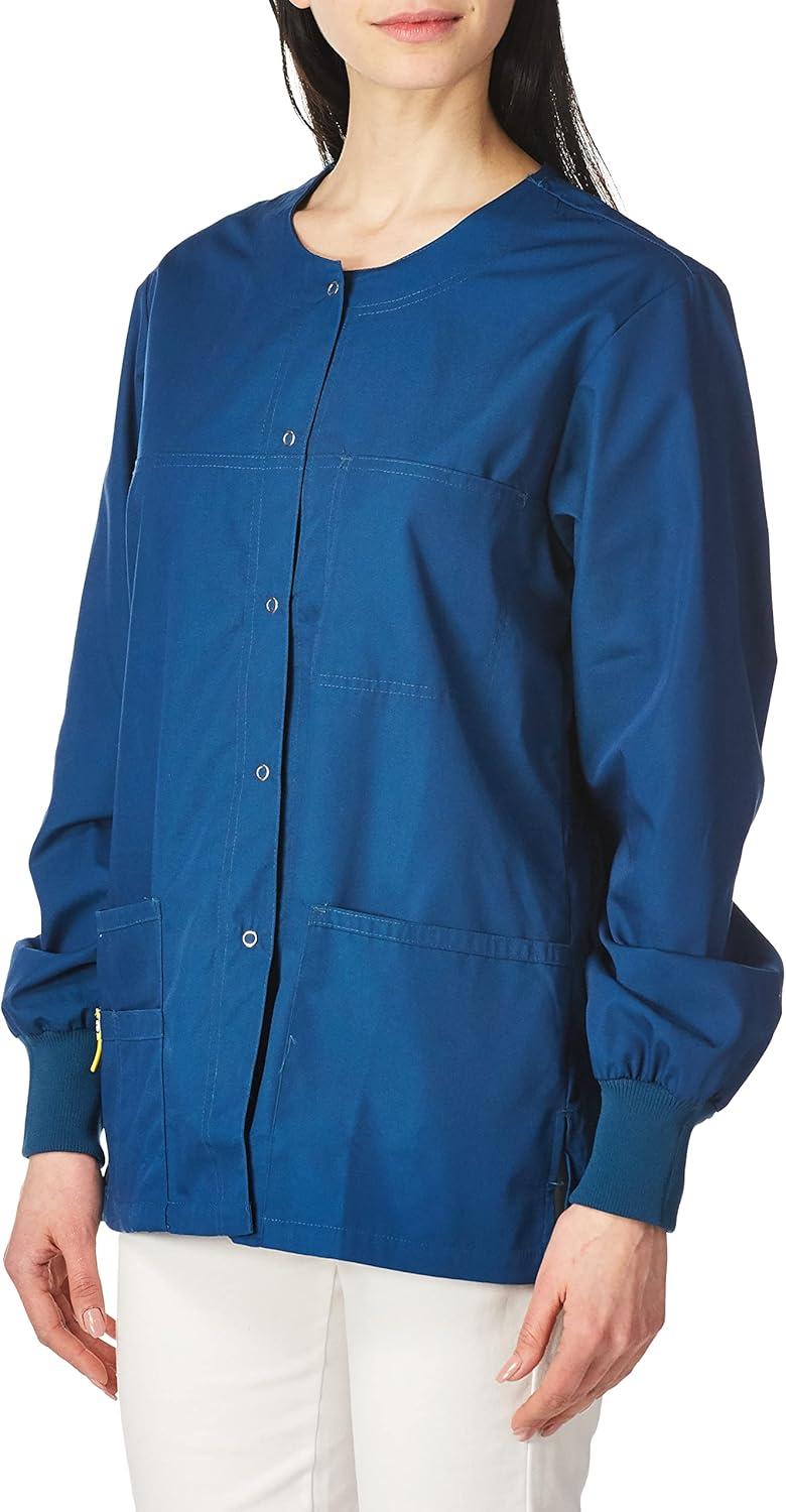 WonderWink Women’s Origins Delta Scrub Jacket(Caribbean)