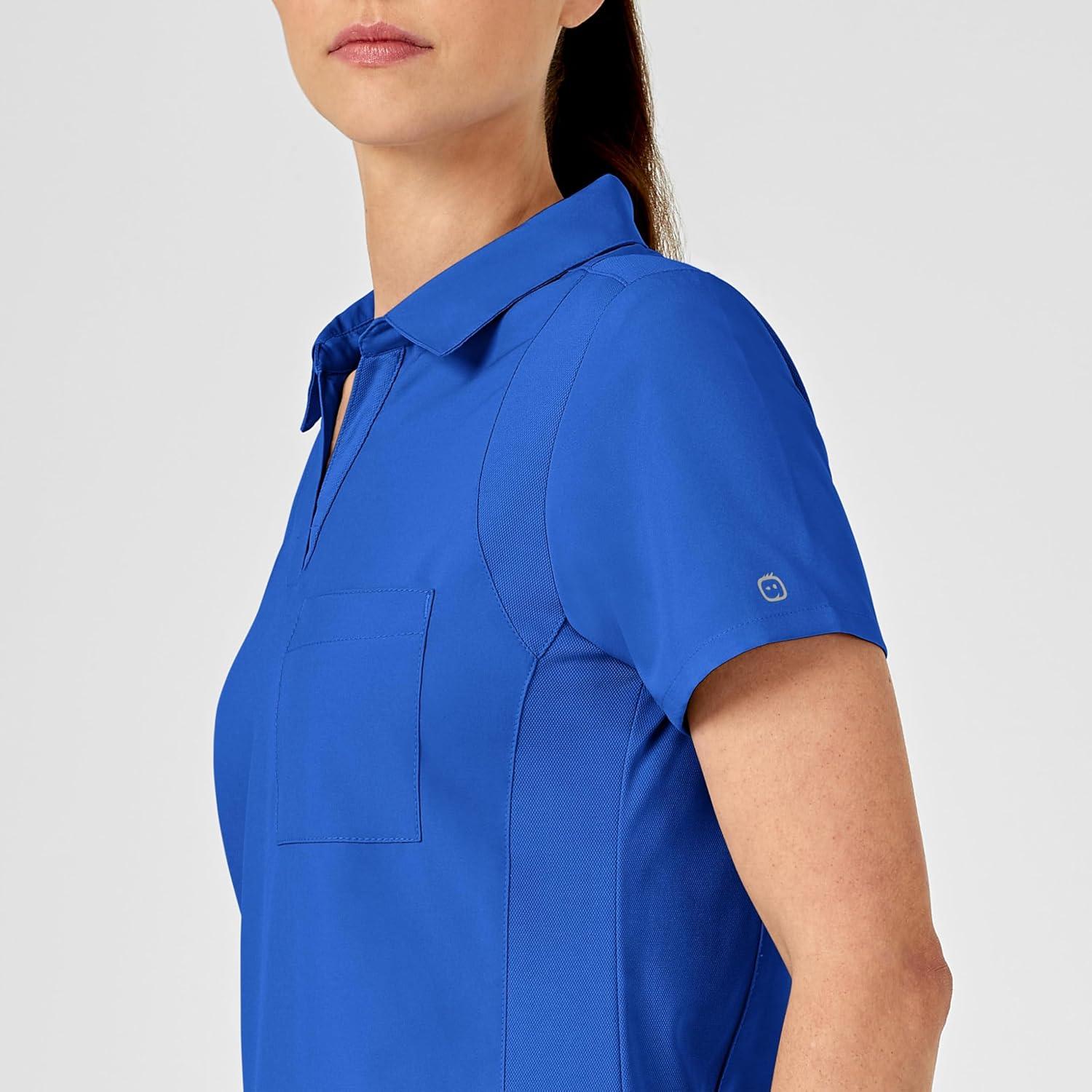 WonderWink Womens Collar Top(Royal)
