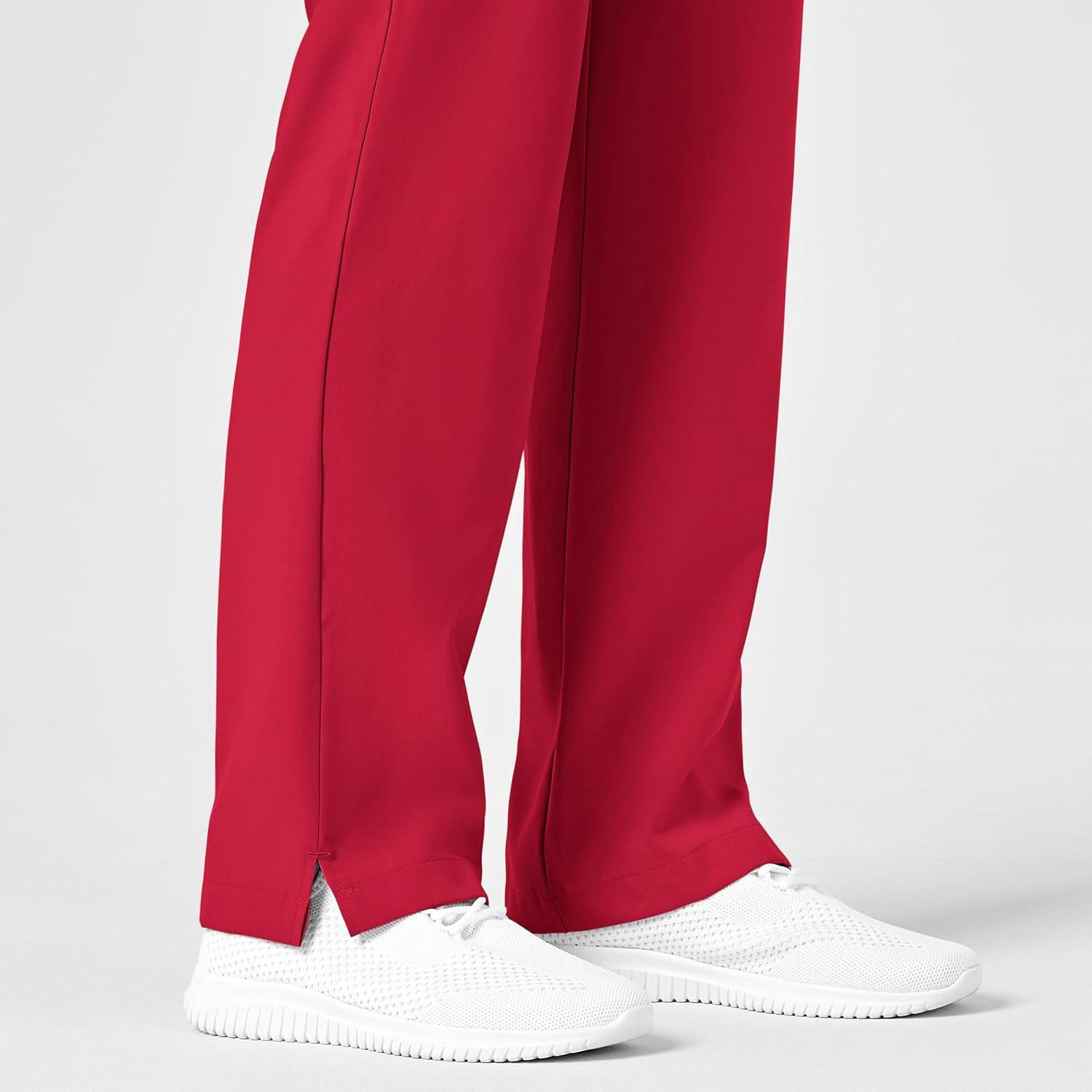 WonderWink Petite Women’s Drawstring Pant(Red)