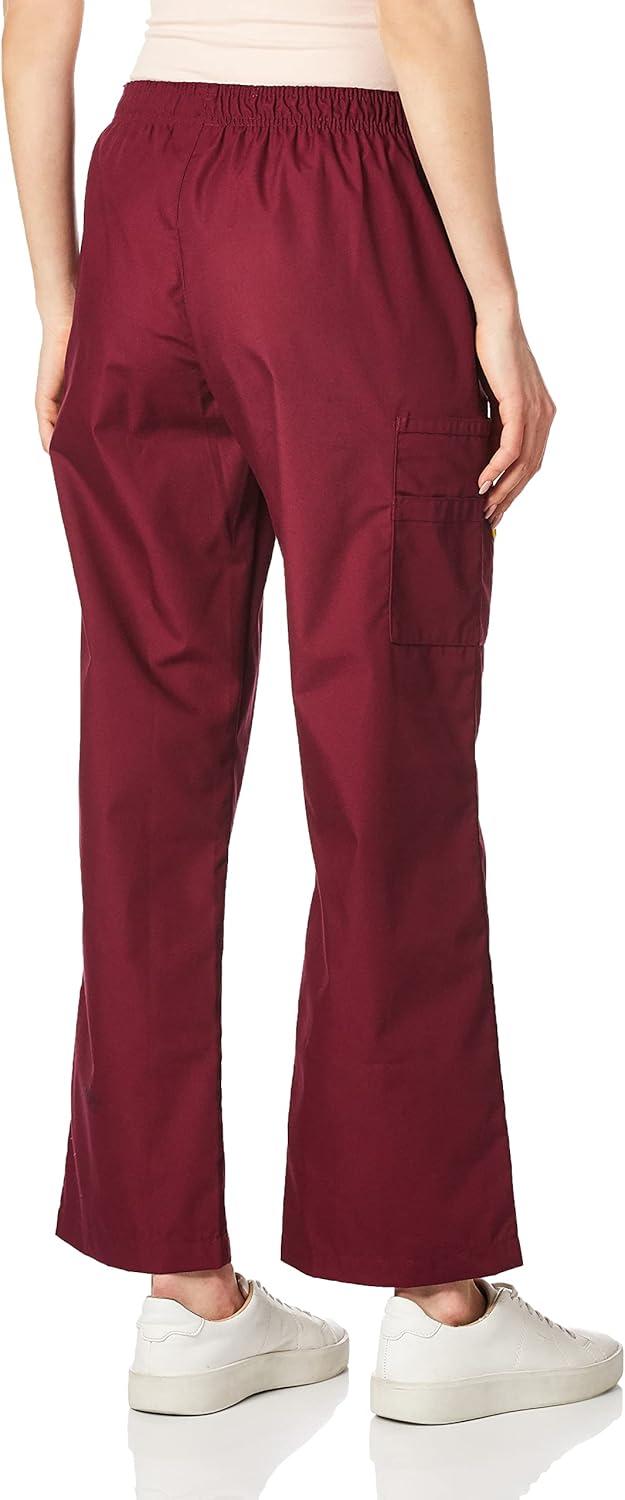 Wink Womens Quebec -Full Elastic Cargo Pant(Wine)