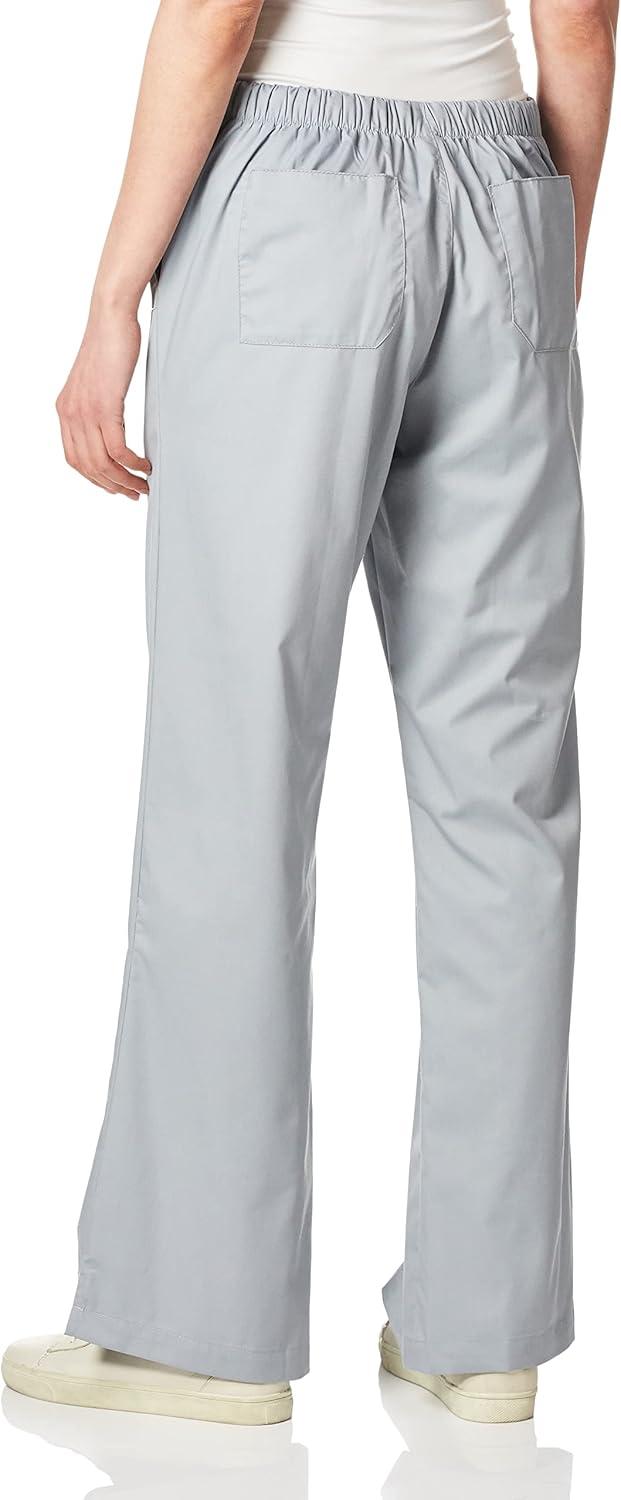 Wink WonderWORK Scrubs for Women, Flare Leg Scrub Pants(Grey)