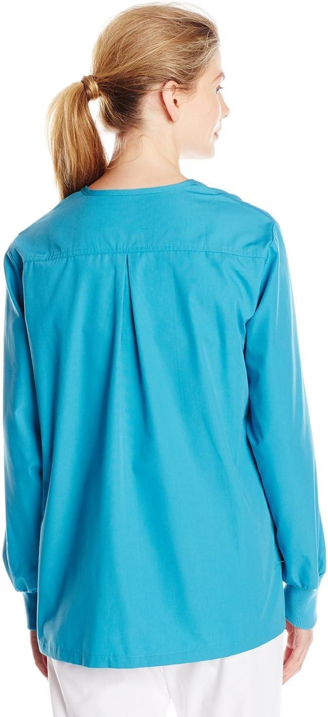 WonderWink Women’s Origins Delta Scrub Jacket(Real Teal)