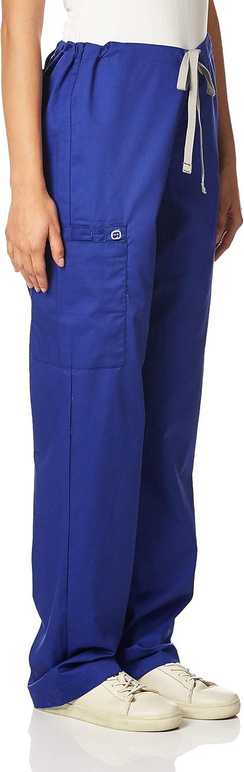 WonderWink Unisex-Adult Drawstring Cargo Pant(Galaxy Blue)