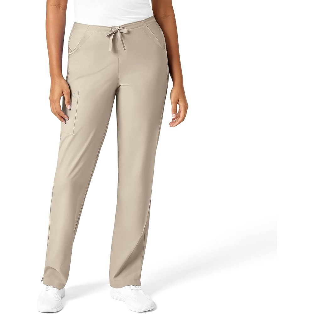 WINK W123 Women’s Drawstring Scrub Pant(Khaki)