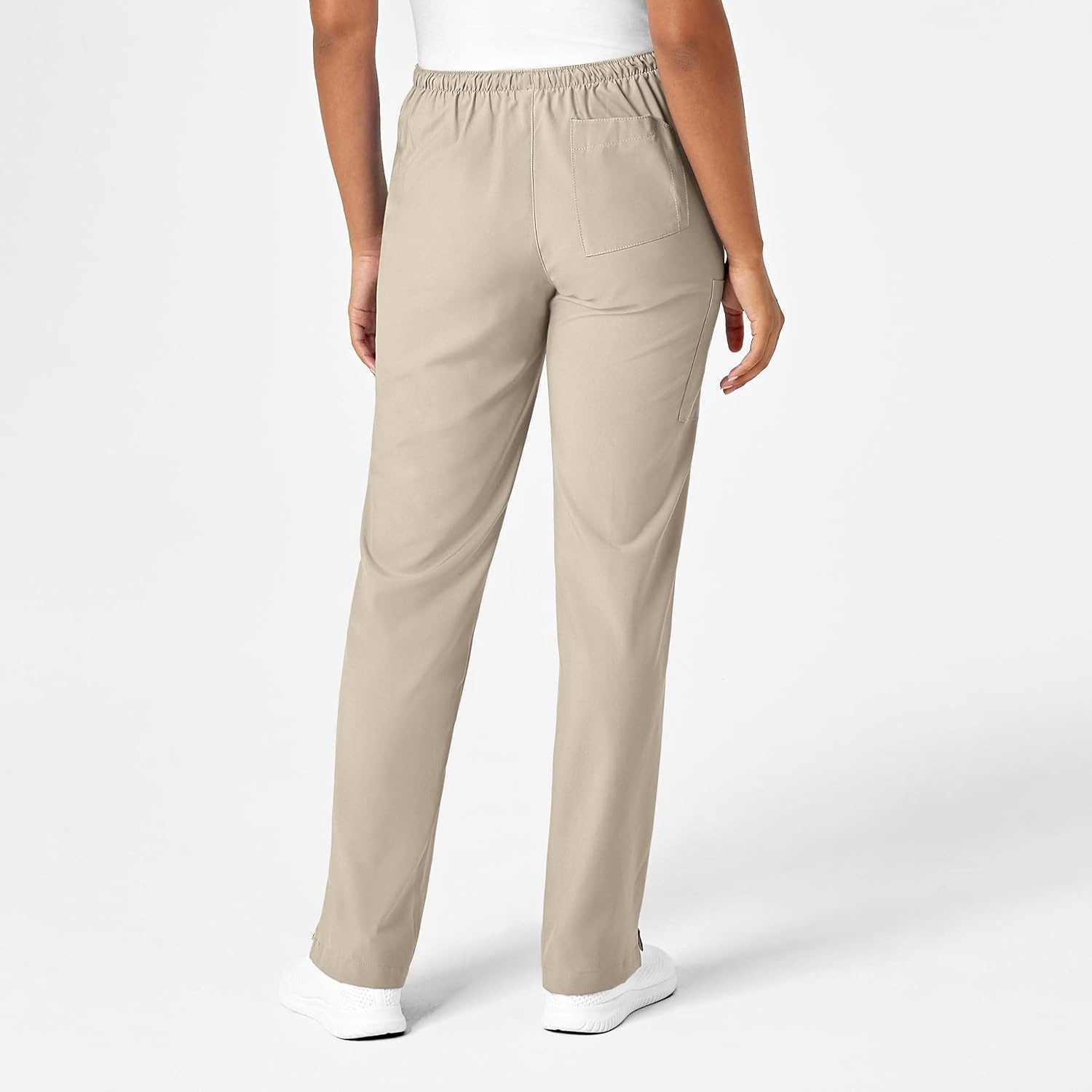 WINK W123 Women’s Drawstring Scrub Pant(Khaki)
