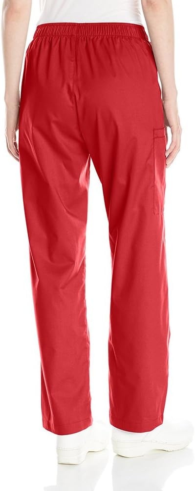 WonderWink Women’s Pull-On Cargo Pant(Red)