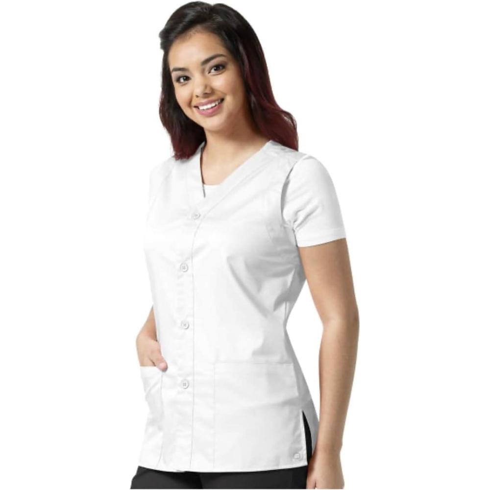 WonderWink womens Vest(White)