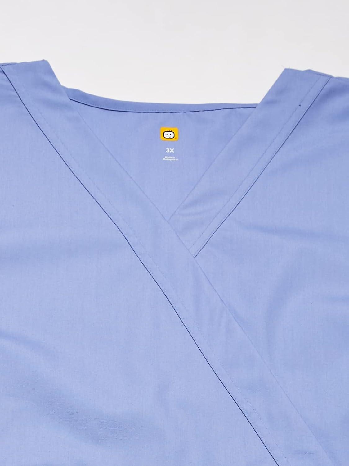 WonderWink Women’s Origins Golf Scrub Top(Ceil Blue)