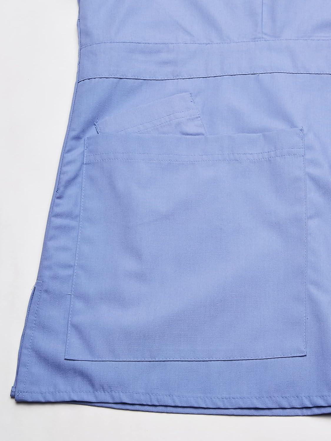 WonderWink Women’s Origins Golf Scrub Top(Ceil Blue)